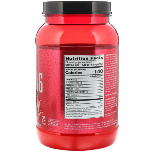 BSN, Aislado Syntha-6, Proteína en Polvo para Hacer Bebidas, Batido de Leche con Fresas, 2.01 lbs (912 g) - Imagen 2