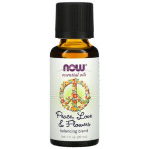 Now Foods, Paz, amor y flores, aceites esenciales, mezcla balanceada, 1 fl oz (30 ml)