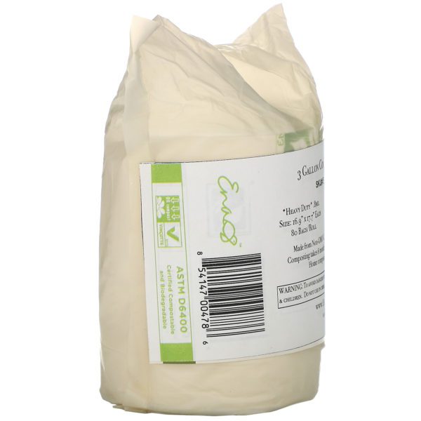 Earth's Natural Alternative, 3 Gallon Compostable Bag, 80 Bags - Imagen 2