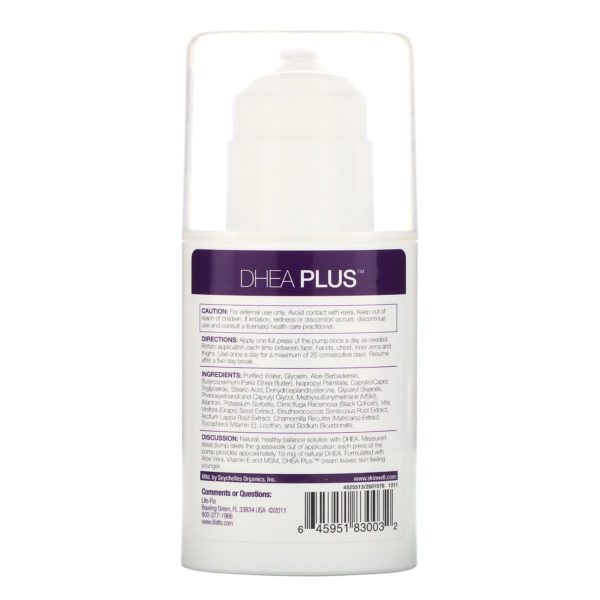 Life-flo, DHEA Plus, Crema Corporal de Alta Absorción, 2 oz (57 g) - Imagen 2