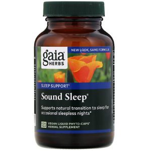 Gaia Herbs, Sound Sleep, 120 fitocápsulas líquidas veganas