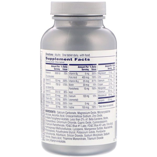 One-A-Day, Para hombres mayores de 50 años, ventaja saludable, suplemento multivitamínico / multimineral, 100 tabletas - Imagen 2