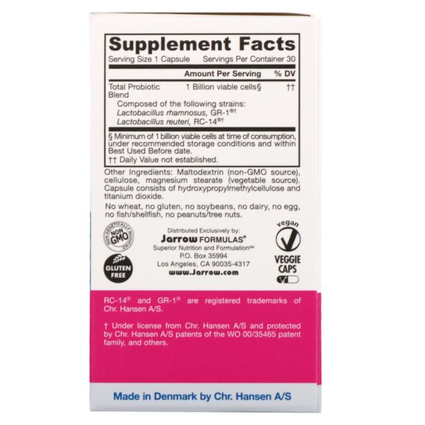 Jarrow Formulas, Fem Dophilus para mujeres, 30 Cápsulas vegetales - Imagen 2