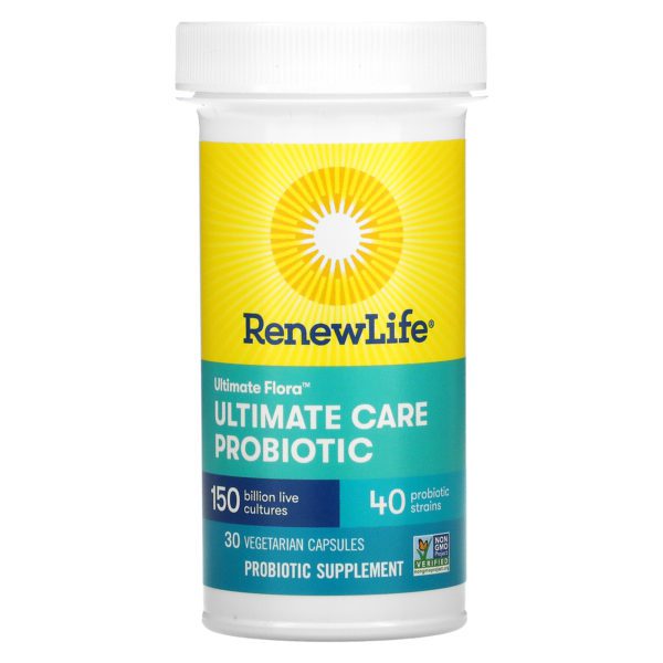 Renew Life, Ultimate Flora, Ultimate Care Probiotic, 150 Billion Live Cultures, 30 Vegetarian Capsules - Imagen 3