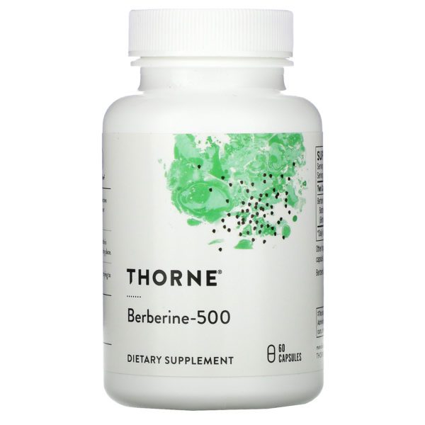 Thorne Research, Berberina-500, 60 cápsulas