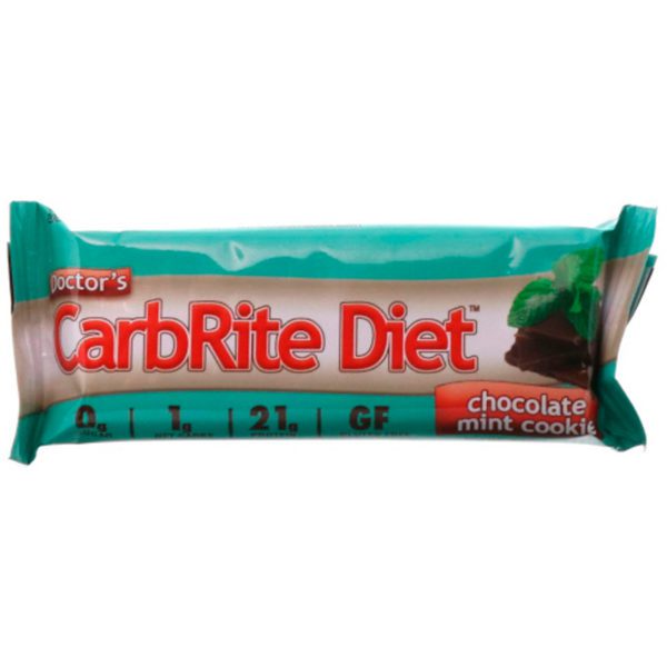 Universal Nutrition, Doctor's CarbRite Diet Bars, Chocolate Mint Cookie, 12 Bars, 2.00 oz (56.7 g) Each - Imagen 4