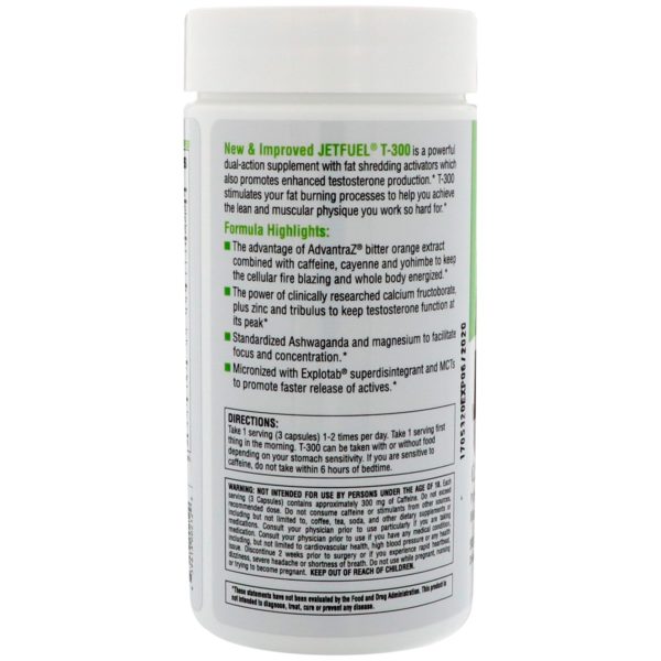 GAT, JetFUEL T-300, 90 Oil-Infused Capsules - Imagen 3