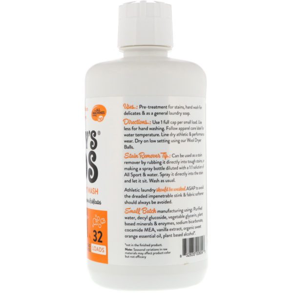 Molly's Suds, Jabón para la ropa All Sport, 32 fl oz (964,35 ml) - Imagen 2