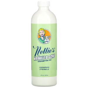 Nellie's, All-Natural, Wrinkle-B-Gone, Removes Wrinkles, Lemongrass, 16 fl oz (474 ml)
