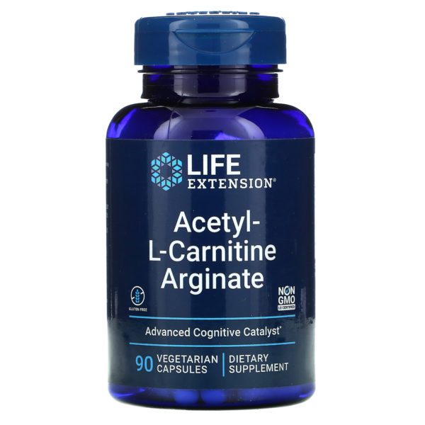 Life Extension, Acetyl-L-Carnitine Arginate, 90 Vegetarian Capsules