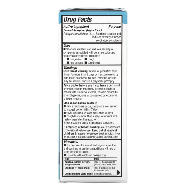 Nature's Way, Umcka, ColdCare, Syrup, For Ages 6 & Up, Cherry Flavored, 4 fl oz (120 ml) - Imagen 2