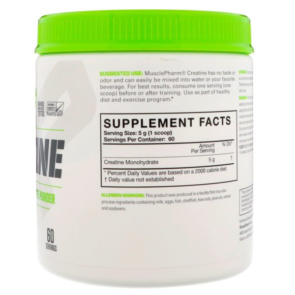 MusclePharm, Creatine, Unflavored, 0.66 lbs (300 g) - Imagen 2
