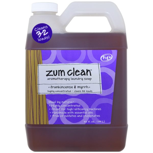 Indigo Wild, Zum Clean, Jabón de lavar de aromaterapia, Incienso y mirra, 32 fl oz (.94 l)