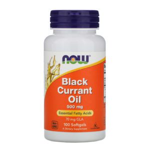 Now Foods, Aceite de Grosella Negra, 500 mg, 100 Cápsulas Blandas