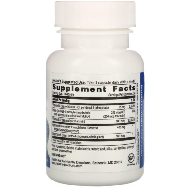 Dr. Whitaker, Mind & Memory Essentials, 30 Capsules - Imagen 2