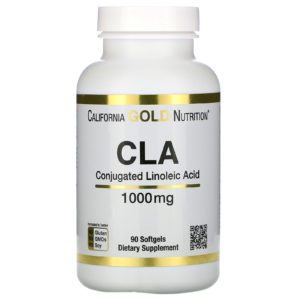 California Gold Nutrition, CLA, Clarinol, Ácido linoleico conjugado, 1000 mg, 90 cápsulas blandas