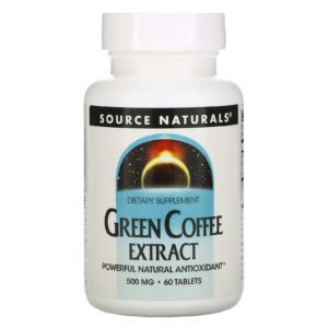 Source Naturals, Extracto de café verde, 500 mg, 60 comprimidos