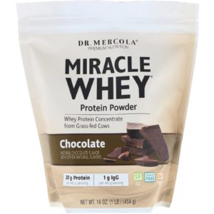 Dr. Mercola, Miracle Whey, Proteína en Polvo, Chocolate, 1 lb (454 g)