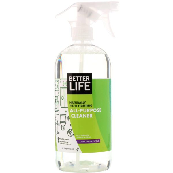 Better Life, Limpiador Natural Multiuso, Salvia y Citrus, 32 fl oz (946 ml)