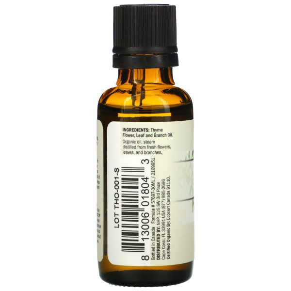 Dr. Mercola, Aceites esenciales orgánicos, Tomillo, 30 ml (1 oz. líq.) - Imagen 2