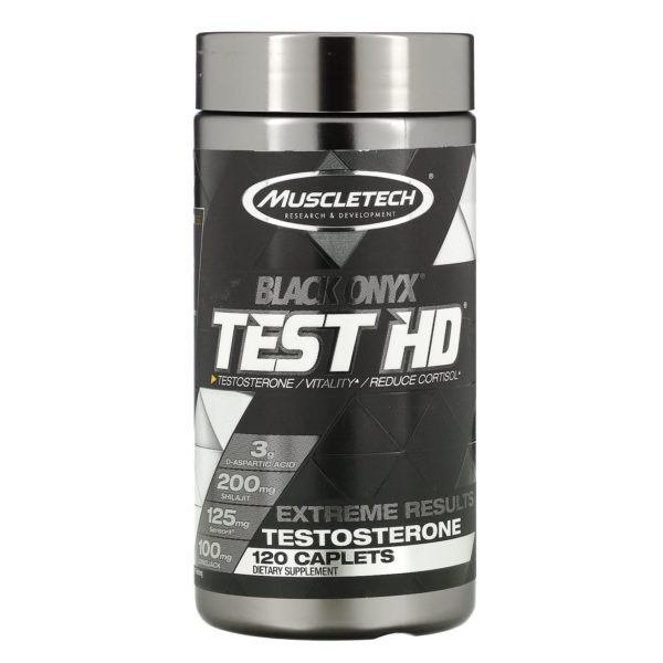 Muscletech, Black Onyx, Test HD, 120 Caplets
