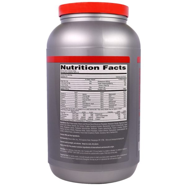 Isopure, Zero Carb, Protein Powder, Strawberries & Cream, 3 lb (1.36 kg) - Imagen 2