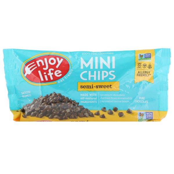 Enjoy Life Foods, Mini Chips de chocolate semi-amargo, 10 oz (283 g)