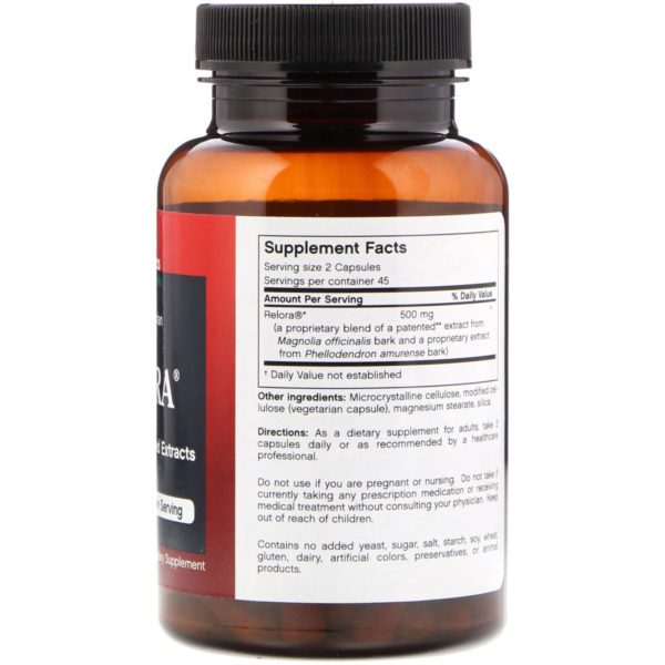 FutureBiotics, Relora, 500 mg , 90 Vegetarian Capsules - Imagen 2