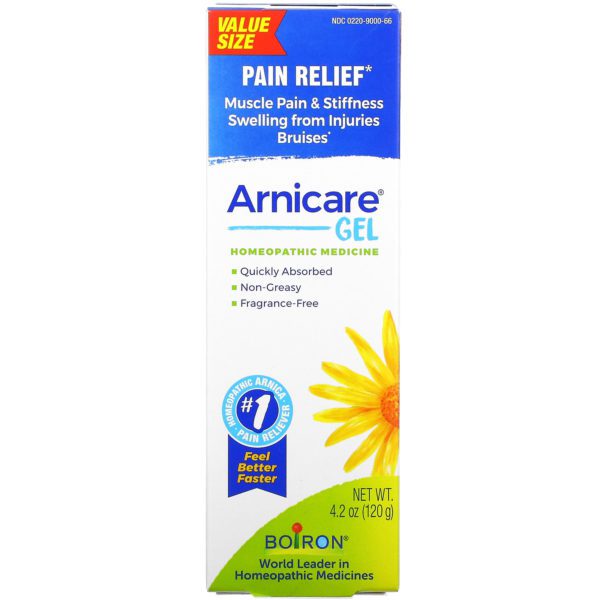 Boiron, Arnicare Gel, alivio del dolor, sin perfume, 4,1 onzas (120 g) - Imagen 2