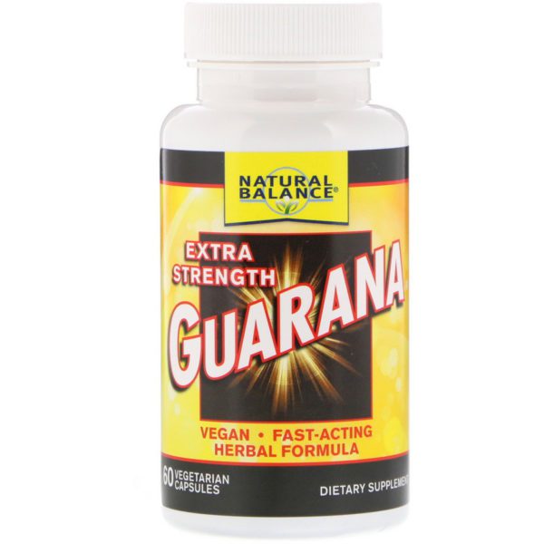 Natural Balance, Guaraná, extra fuerte, 60 cápsulas vegetales - Imagen 3