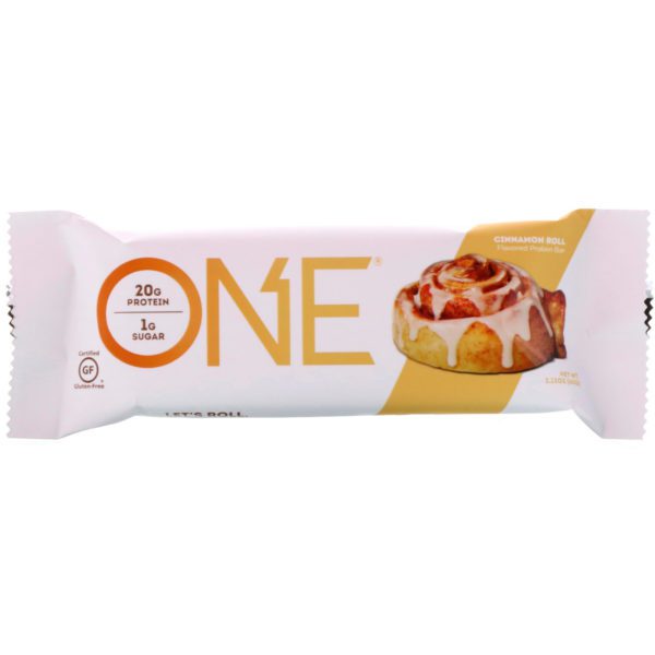 One Brands, ONE Bar, Cinnamon Roll, 12 Bars, 2.12 oz (60 g) Each - Imagen 4