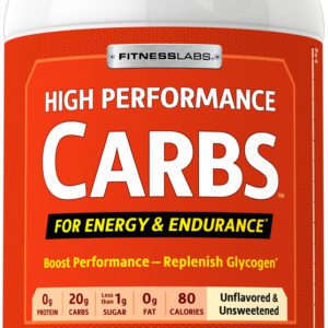 High Performance Carbs Unflavored, 2 lb (908 g) Bottle