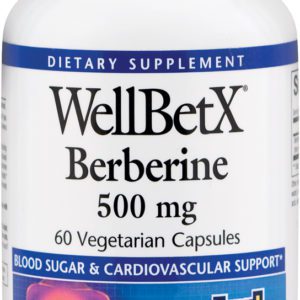 WellBetX Berberine, 500 mg, 60 Vegetarian Capsules