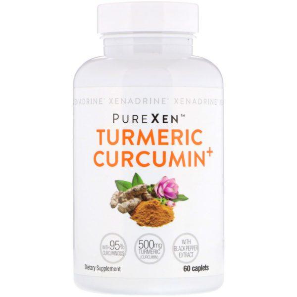 Xenadrine, PureXen, Cúrcuma+, 60 Comprimidos
