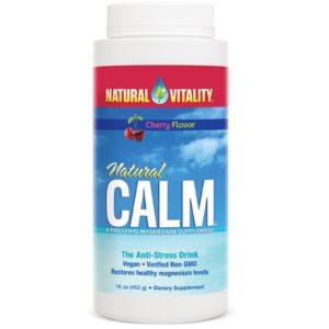 Natural Vitality, Calma natural, la bebida antiestrés, sabor a cereza, 16 oz (453 g)