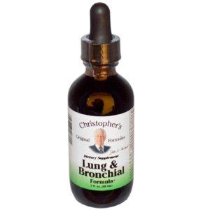Christopher's Original Formulas, Fórmula para los Pulmones y los Bronquios, 2 fl oz (59 ml)