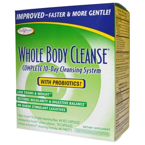 Enzymatic Therapy, Whole Body Cleanse, Sistema de Limpieza Completa de 10 Días, Programa de 3 Partes