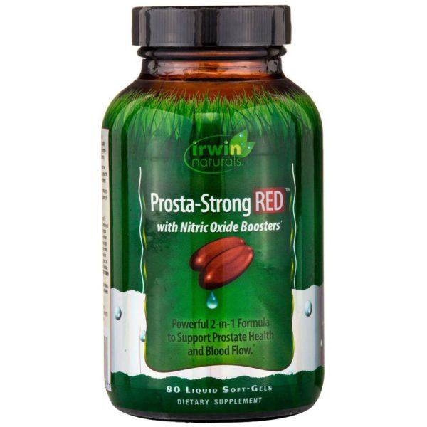 Irwin Naturals, Prosta-Strong RED, 80 cápsulas blandas de gel