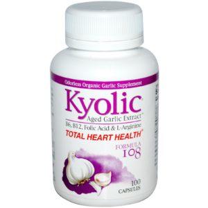 Kyolic, Salud Total del Corazón, Fórmula 108, 100 Cápsulas