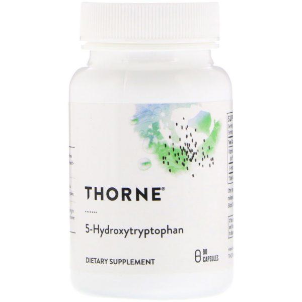 Thorne Research, 5-hidroxitriptófano, 90 cápsulas