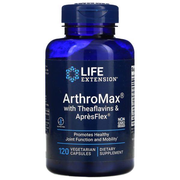 Life Extension, ArthroMax with Theaflavins and ApresFlex, 120 Vegetarian Capsules