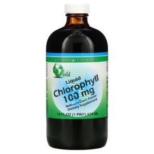 World Organic, Clorofila Líquida, 100 mg, 16 fl oz (474 ml)