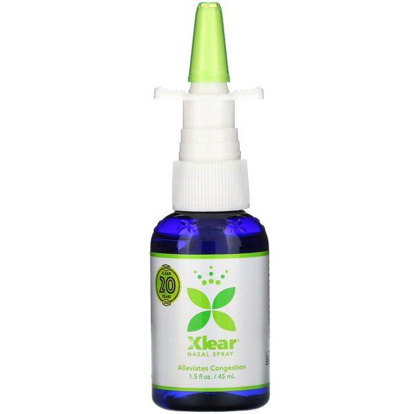 Xlear, Spray nasal salino con xilitol, Alivio rápido, 45 ml (1,5 oz. líq.) - Imagen 3