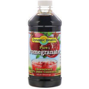 Dynamic Health  Laboratories, Granada pura, 100 % zumo concentrado, Sin azúcar, 473 ml (16 oz. líq.)