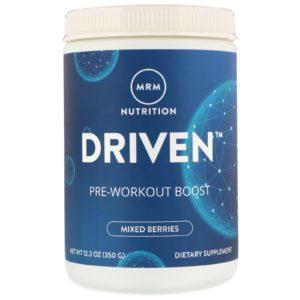 MRM, DRIVEN, Pre-Workout Boost, Mixed Berries, 12.3 oz (350 g)