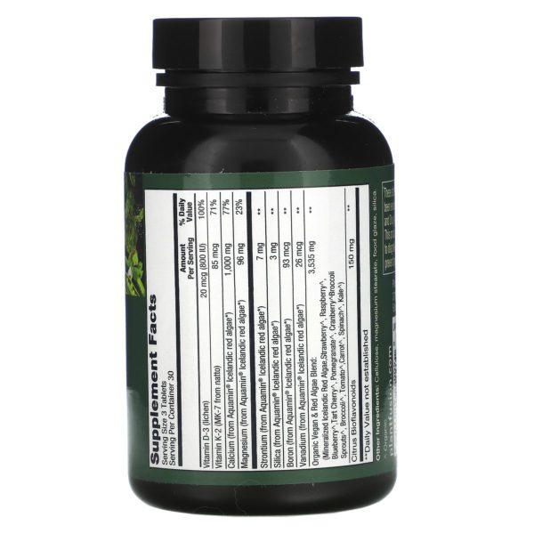 PlantFusion, Calcio vegano de origen vegetal, 1000 mg, 90 comprimidos - Imagen 2