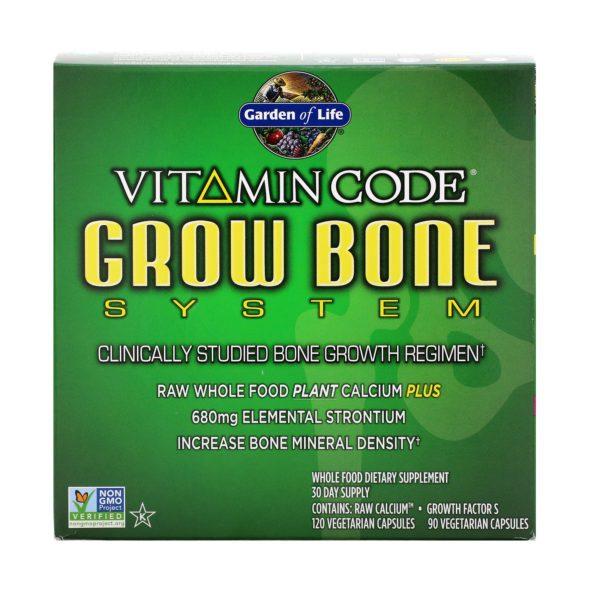 Garden of Life, Vitamin Code, Sistema de Fortificación para Huesos, Programa de 2 Partes