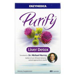 Enzymedica, Purify, Desintoxicante hepático, 60 cápsulas