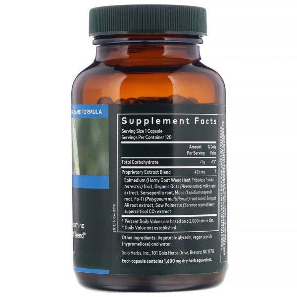 Gaia Herbs, Men, Male Libido, 120 Vegan Liquid Phyto-Caps - Imagen 2