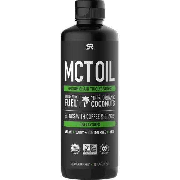 Sports Research, Aceite MCT, sin sabor, 16 oz (473 ml)